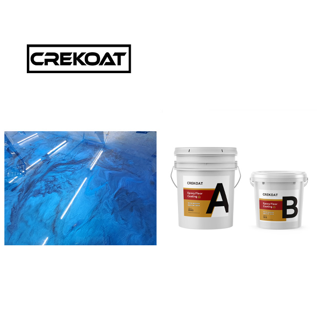 High Gloss Clear Resin Epoxy Flooring Hardened Scratch Resistant Metallic Epoxy Epoxy Coating