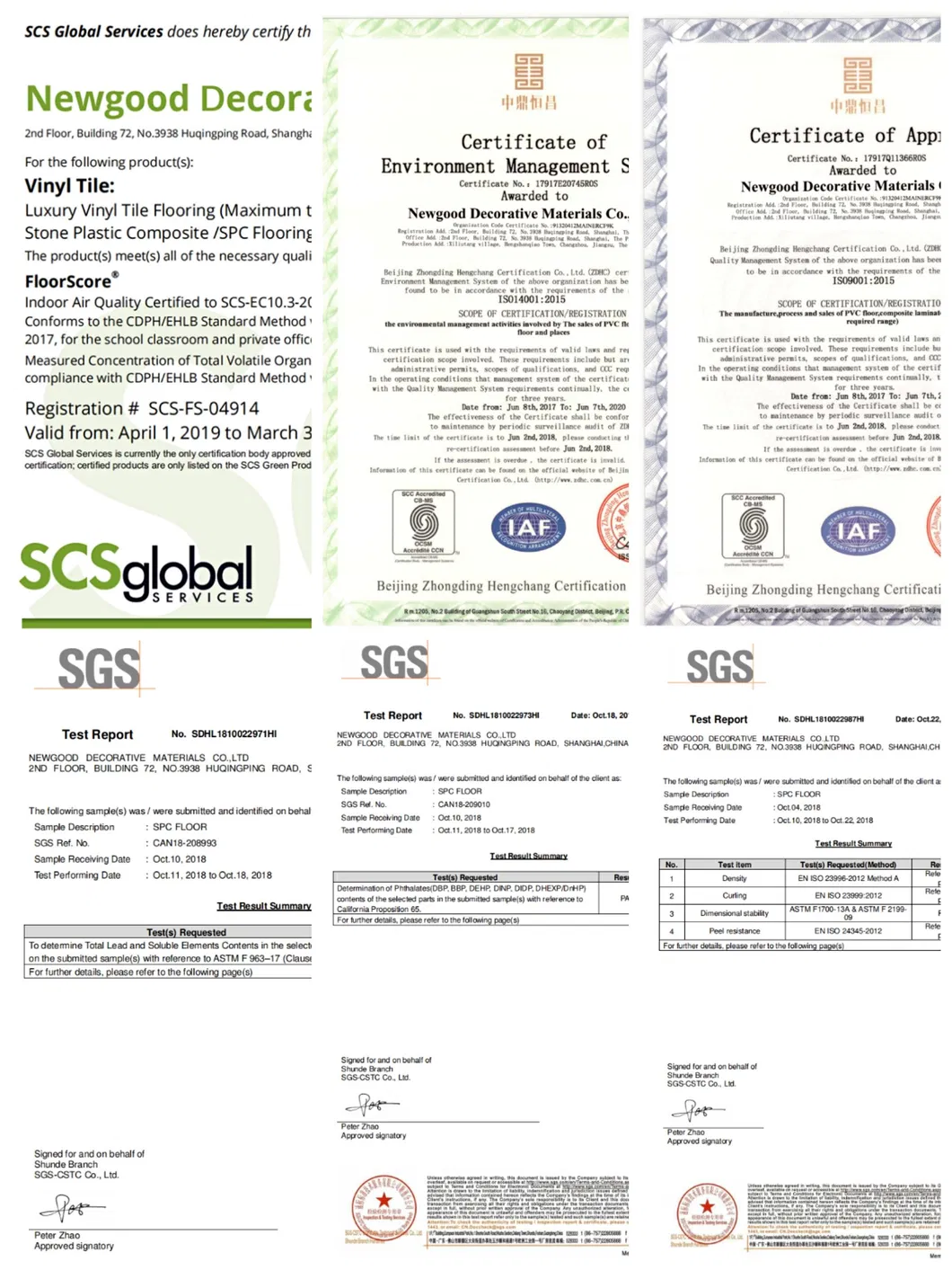 Flooring Certifications