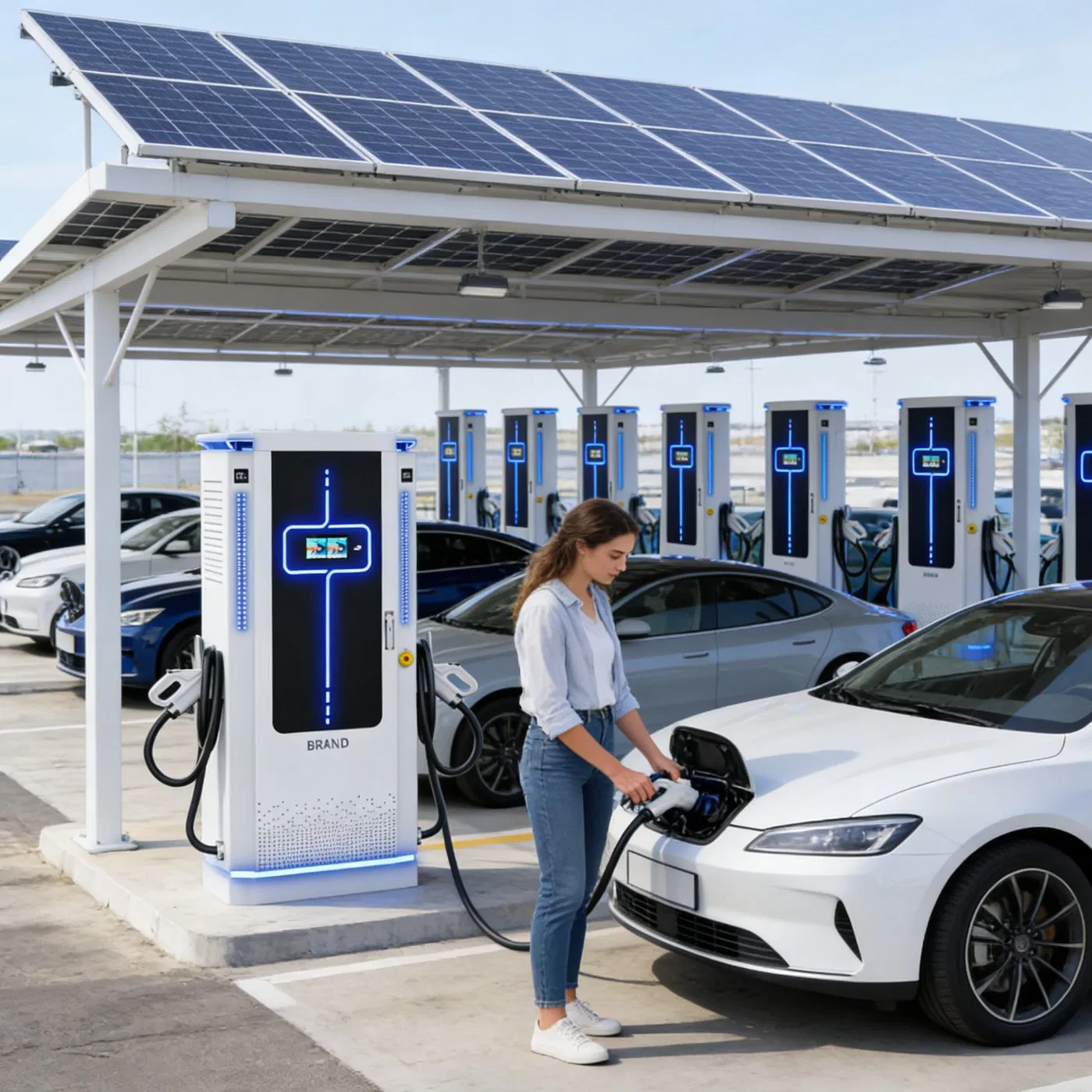 Mobile Van 60kw DC EV Charger Portable 100kw Fast Station Emergency Power Rescue Kit