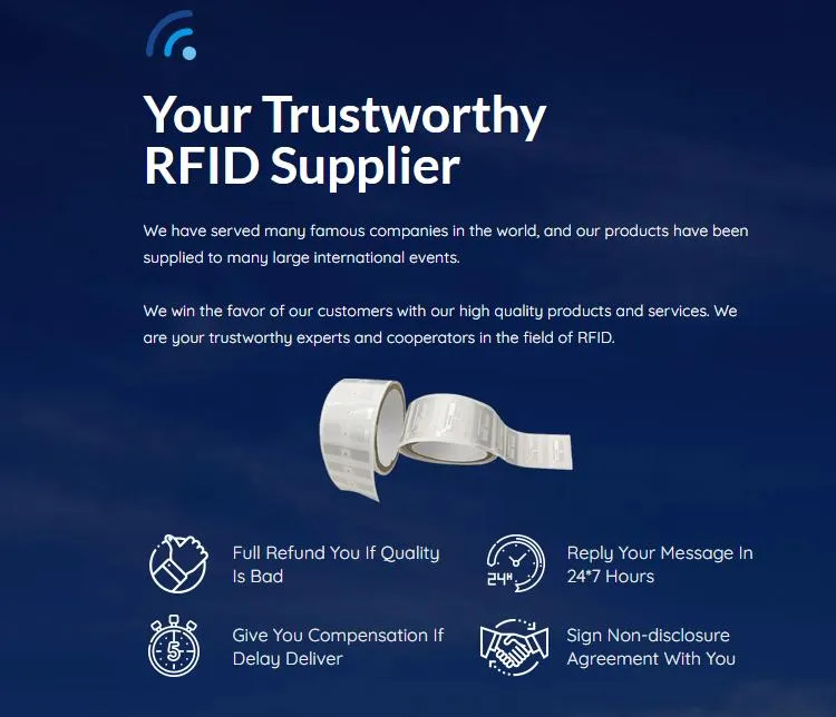 UHF Inlay Sticker Label