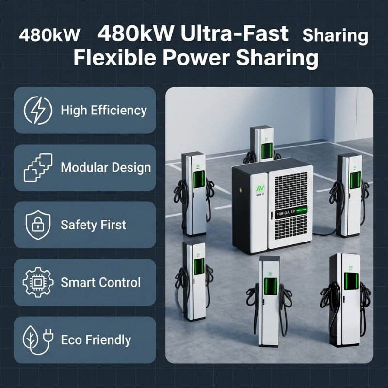 Freida Commercial Use Public Shopping Mall Parking Lots 480kw Charging Split System