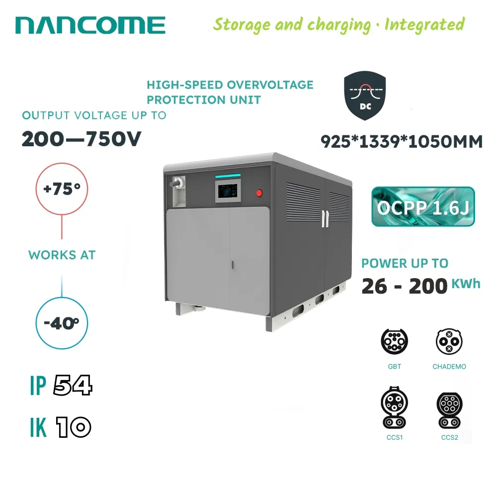 Nancome 141kwh Mobile Battery Integrated EV Charging Power System
