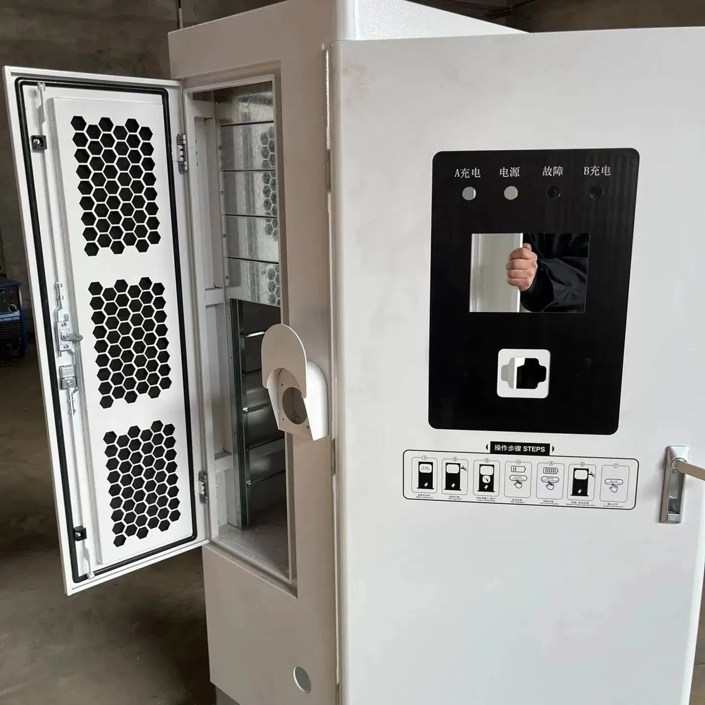 ISO9001 Fabricator OEM ODM Sheet Metal Bending Welding Cabinets for EV Charging Station