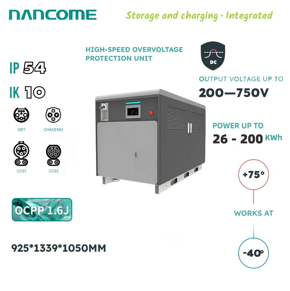 Nancome 100kwh Grid-Independent Mobile DC EV Charging Energy System