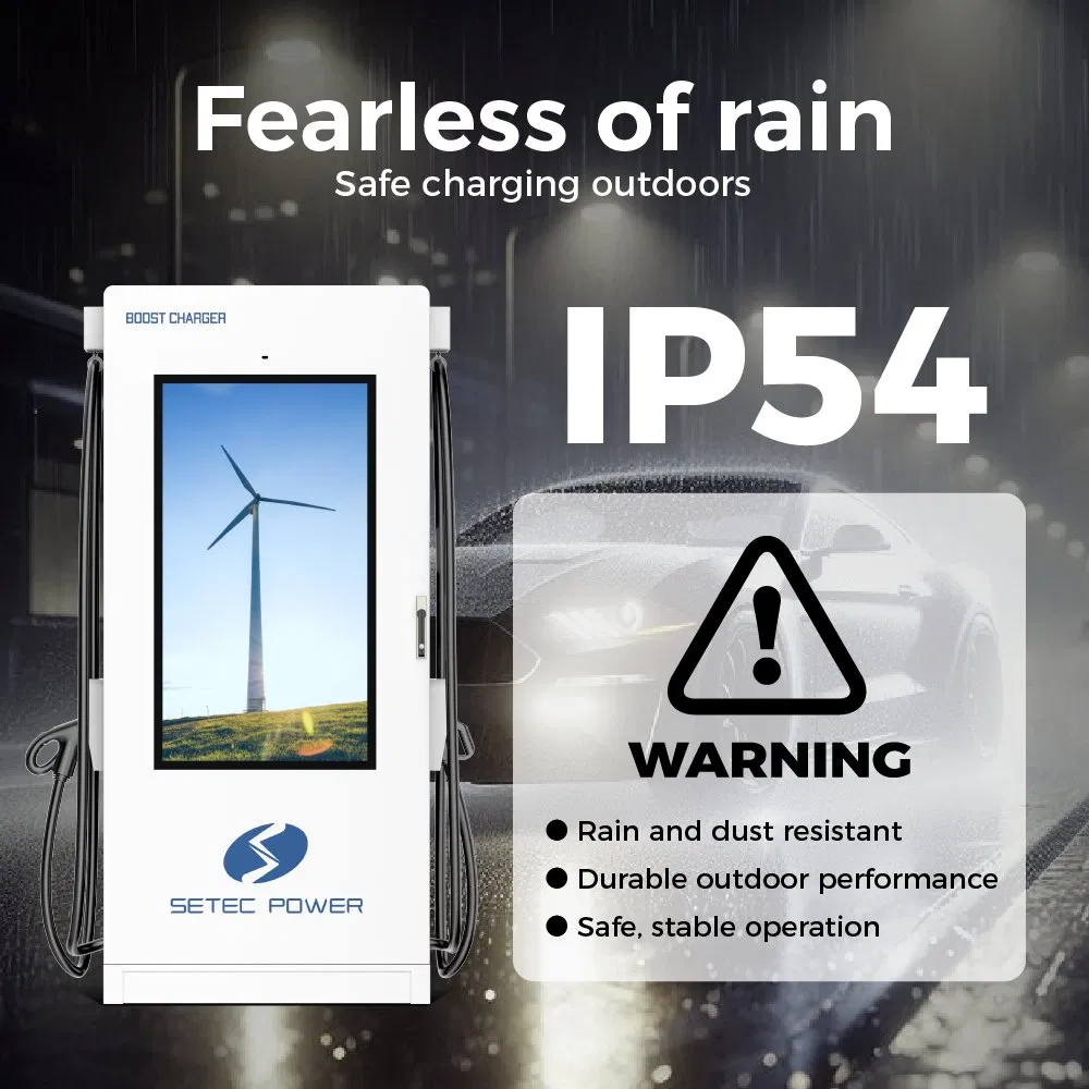 Level 3 60-360kW DC EV Charger Best Commercial Ev Charging Stations With 55 inch &nbsp;Screen