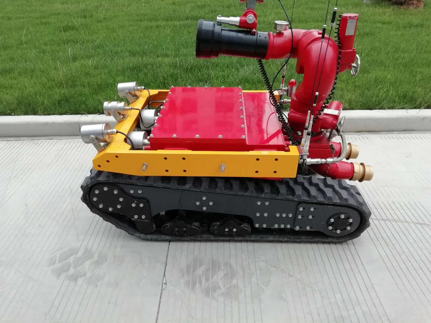 Efficient Fire Extinguishing Robot System