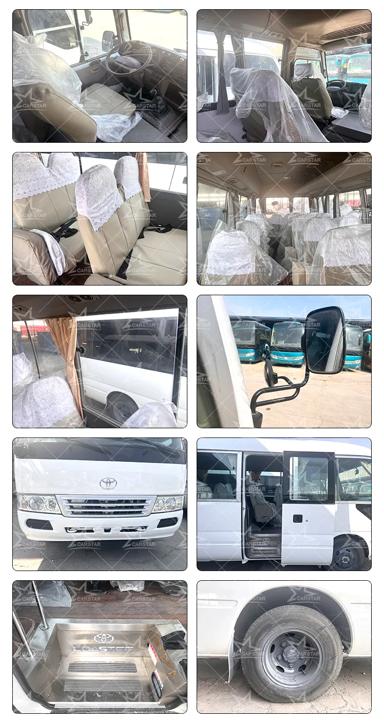 Detail images of used coaster bus