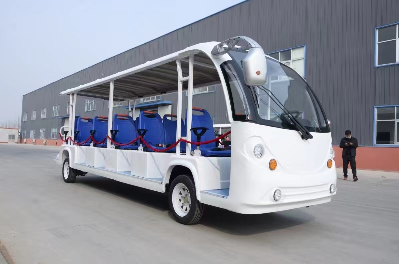 Hi-Q Electric Tourist Sightseeing Car 2024 2025 Electric Shuttle Bus Price Mini Bus for Park New Golf Cart Golf Carts