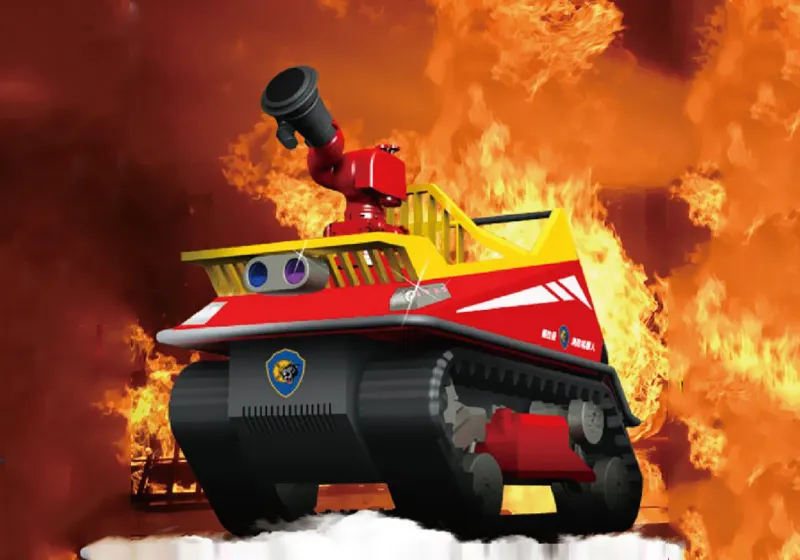 Efficient Fire Extinguishing Robot System Detail