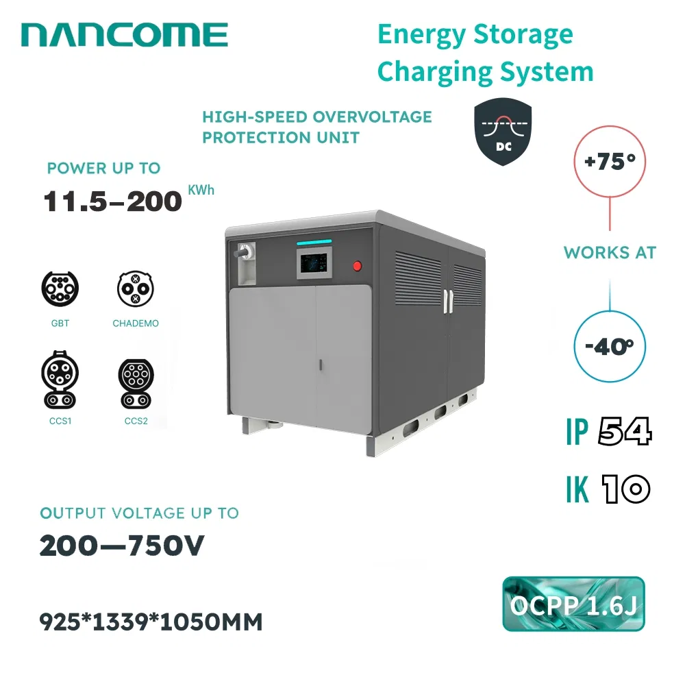 Nancome Integrated Energy Storage Charging System for Solar Hybrid Charging with 30kw