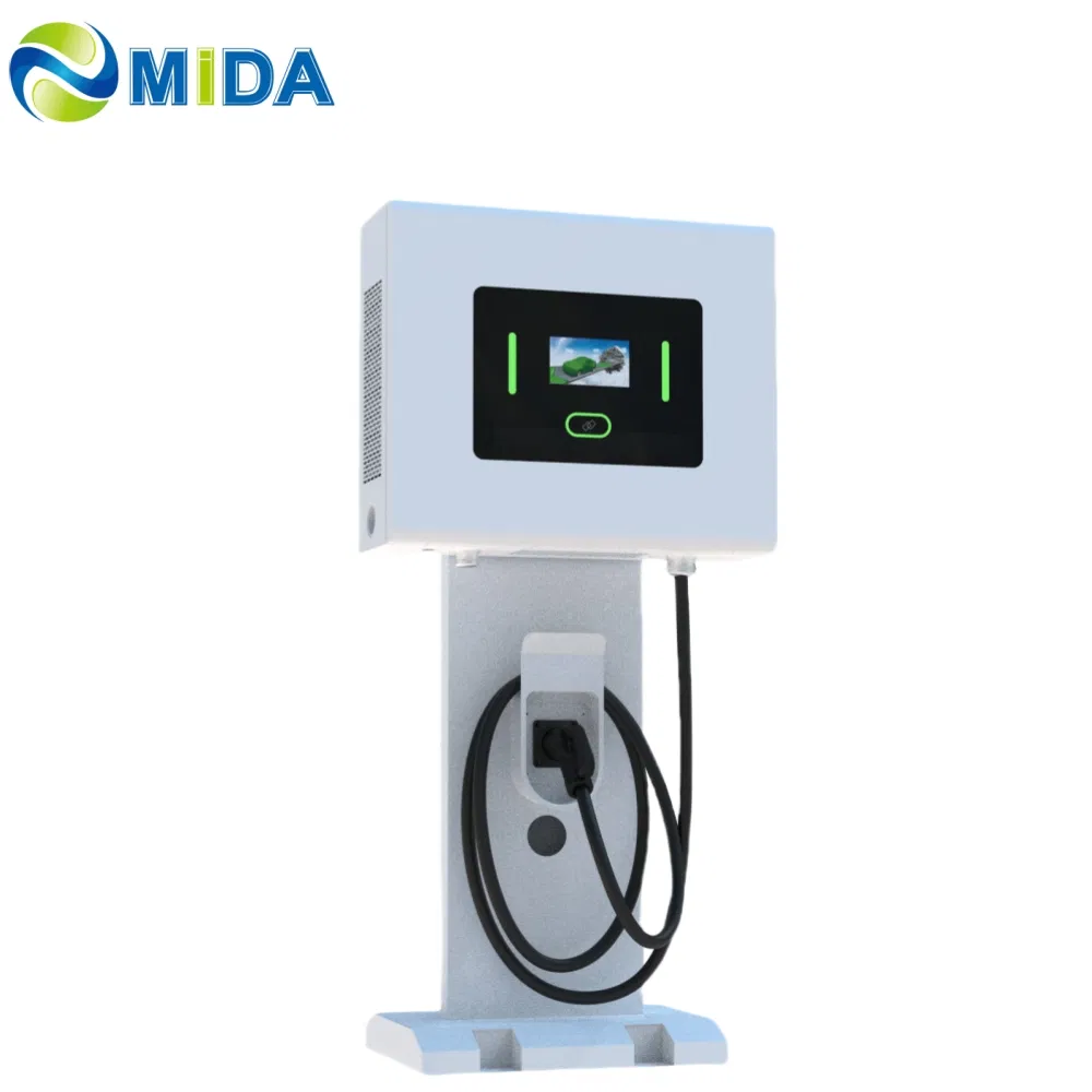 40kw Wall-Mounted DC Fast Charger Wallbox for EV Charging Pedestral Mount