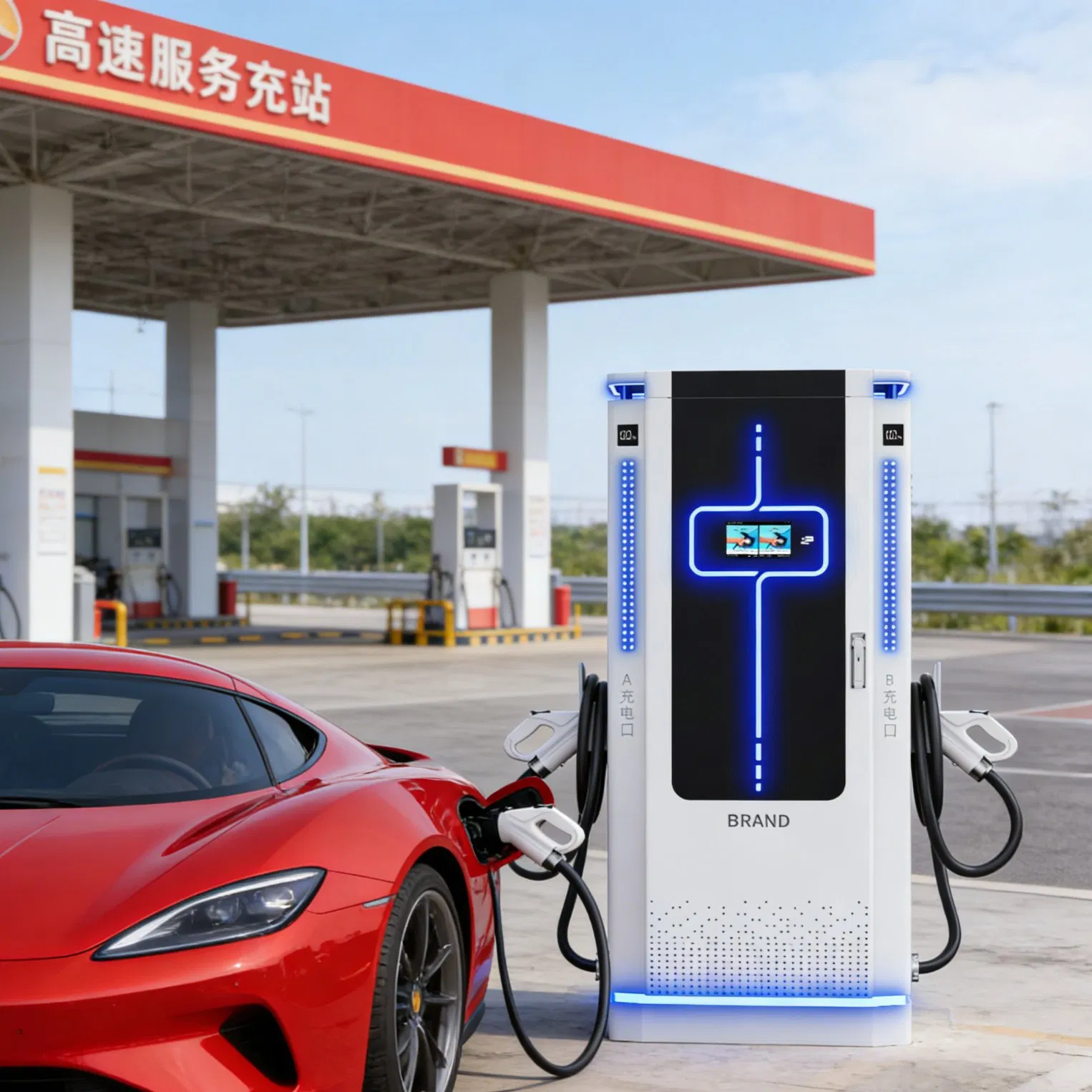 Ocpp Electric Car Charger and Electric Vehicle Charging Station