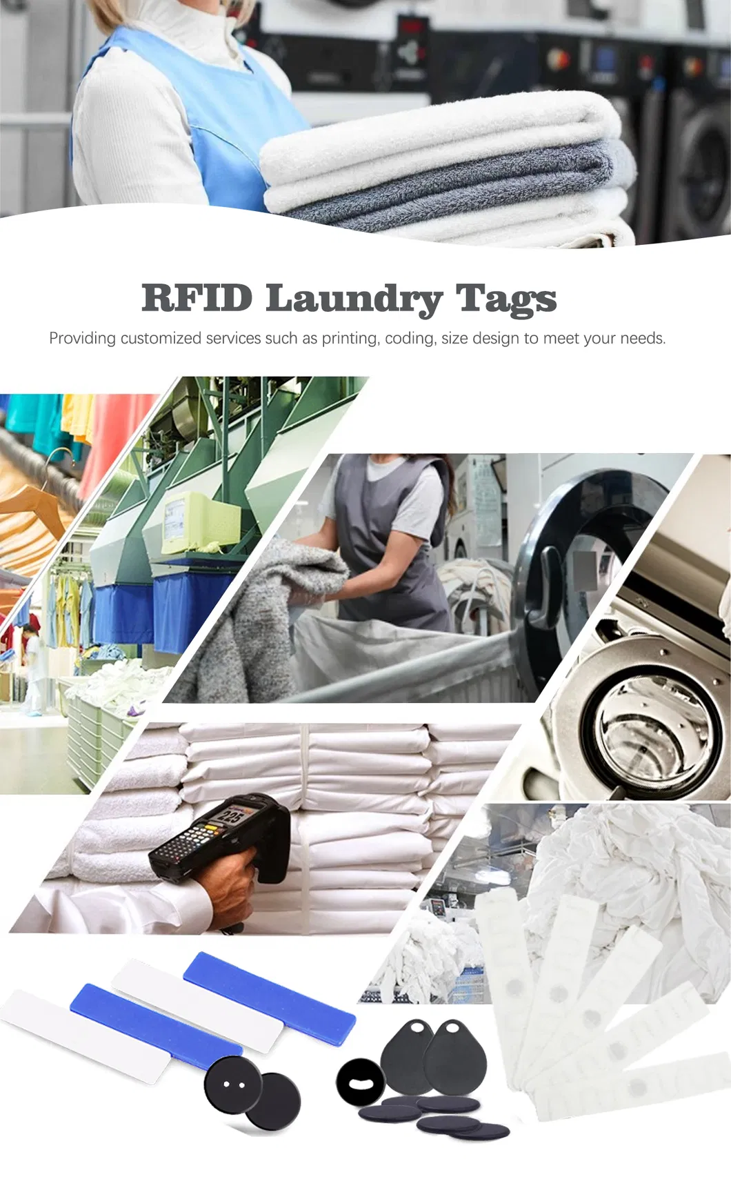 UHF RFID Laundry Tag