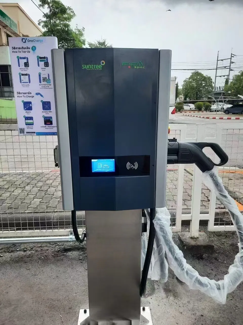 DC Wall-Mounted EV Charger 15kw CCS2