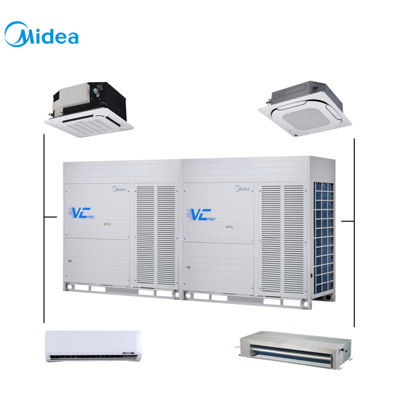 Midea 60HP 48ton Automatic Refrigerant Detecting/Charging Cooling Only Commercial Standing Central Air Conditioners Units