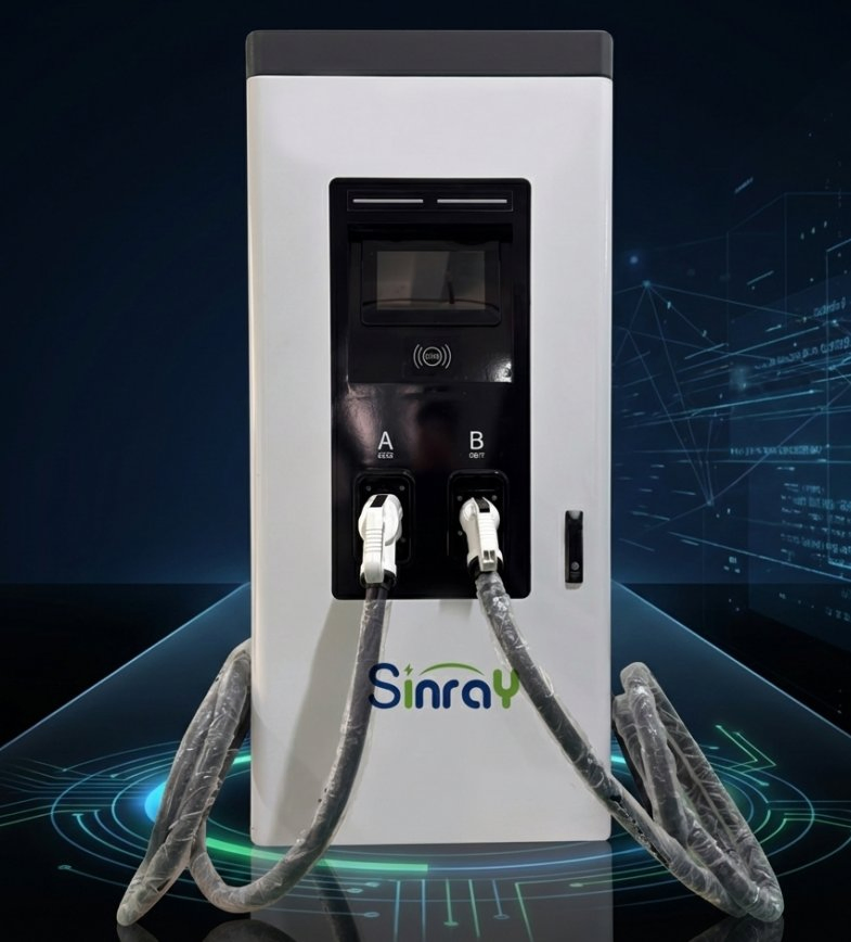 K072 120kw Commercial EV Charging System with Dual Power Output for Public Charging Projects