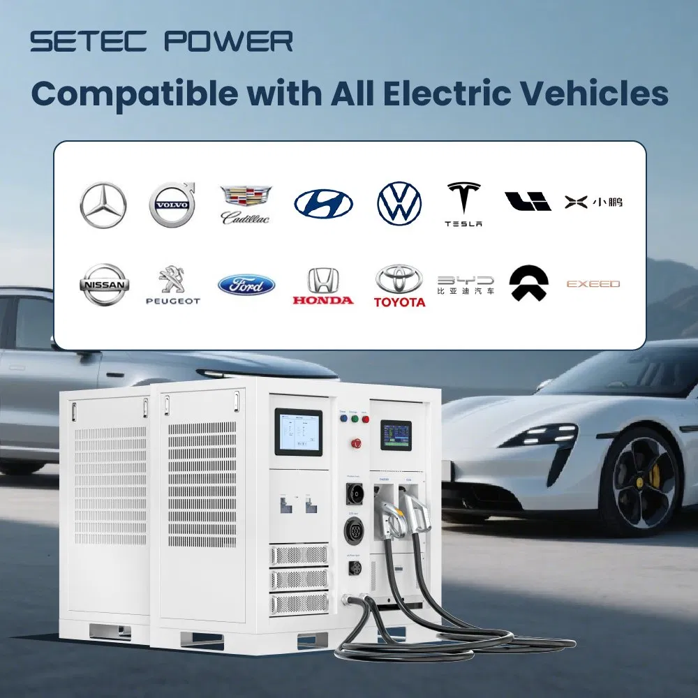 OEM 30kWh-1MWh Emergency Level 3 Mobile Ev Charger Roadside Portable Ev Dc Fast Charger With Battery Storage