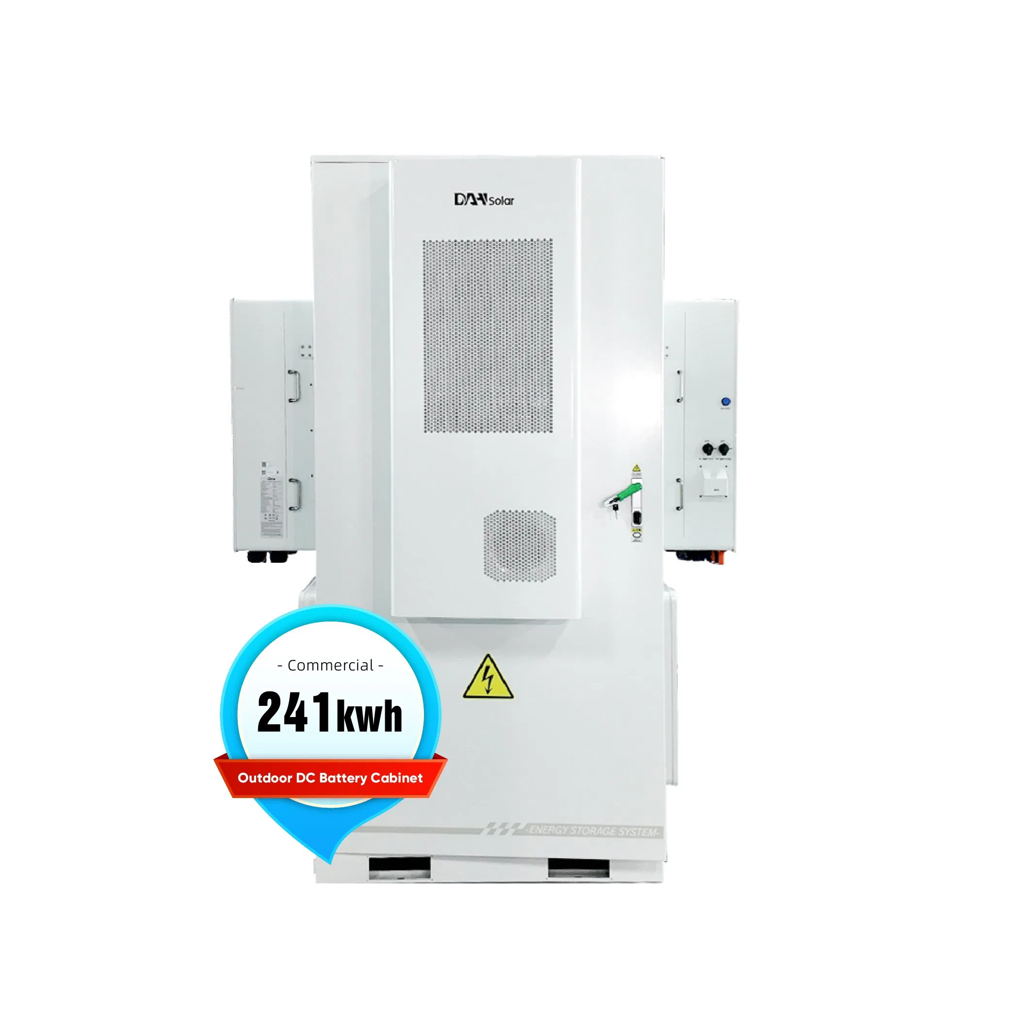 Dah Stainless Steel IP55 Level Integrated Electrical Enclosure 51.2V Lithium Battery High Voltage DC Power Outdoor Power Cabinet Storage