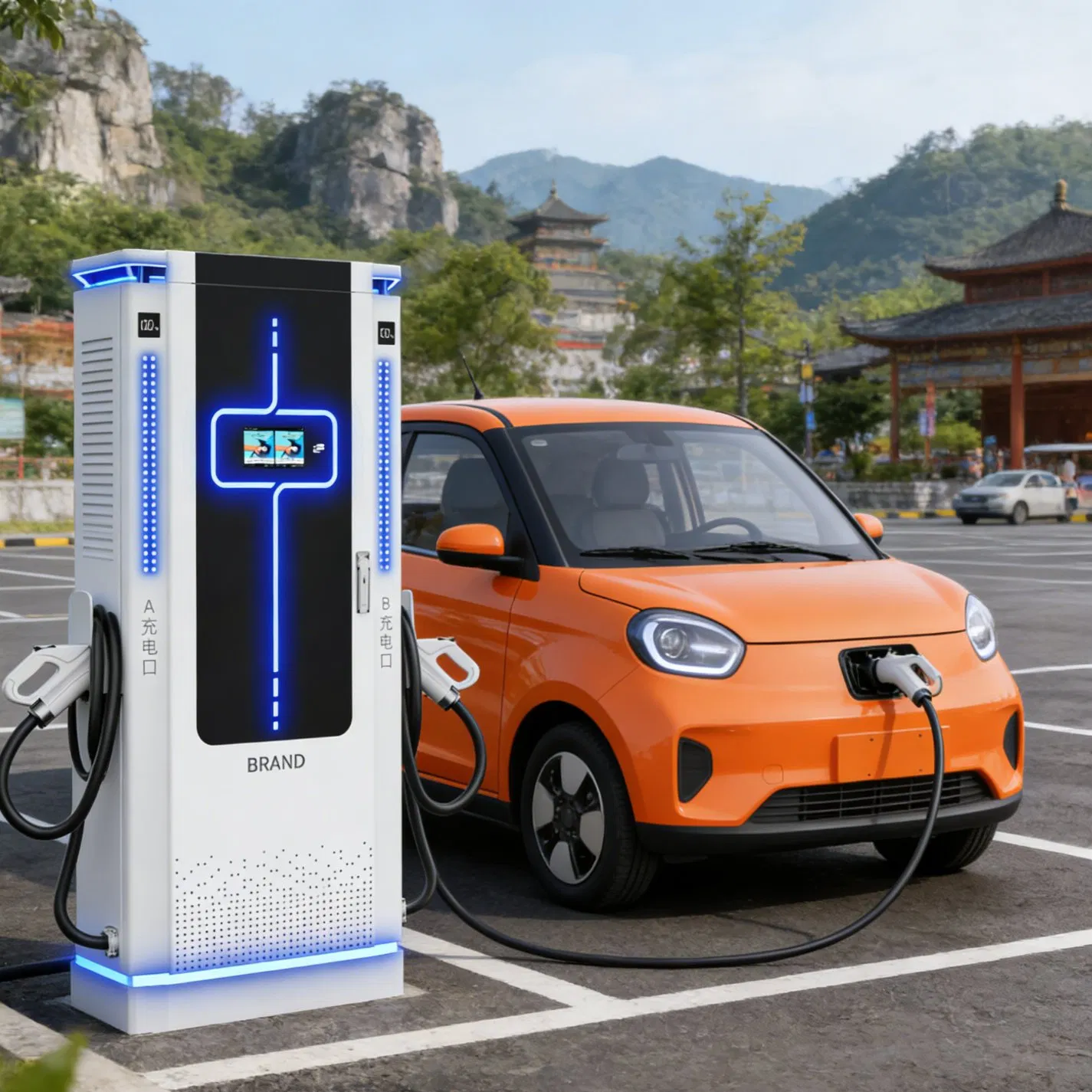 Electric Car Charge Station Charger with Ocpp and Remote Management System