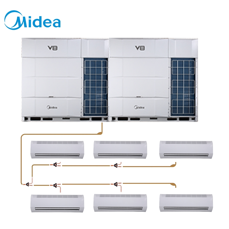 Midea 140kw AC Brand Split Automatic Refrigerant Charging Heat Pump Air Condition Condensor Unit Air Conditioners