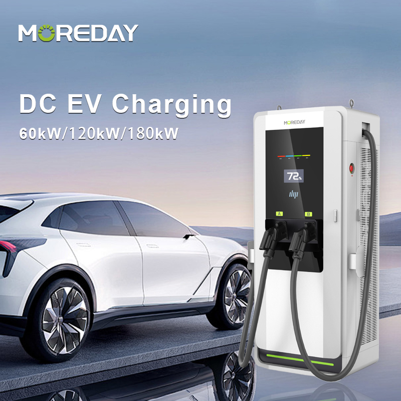 EV CCS2 DC Chargers Portable EV Charger Level 3 30kw 50kw 60kw 160kw DC Fast Charging Stations for Road Side Electric Vehicles