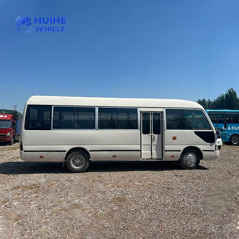 Used Toyota Coaster 30-Seater Mini 4X4 Bus 32 Places for Occasions Diesel Fuel Type
