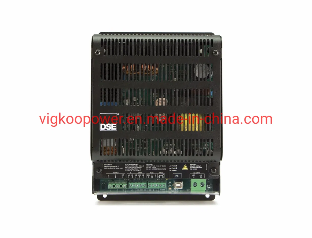 Deep Sea Dse DC Electric Float Charging Long Term Lead Acid Automatic Portable Intelligent Genset Battery Charger for Generator Dse9476 12V24V 20A Fast Deliver