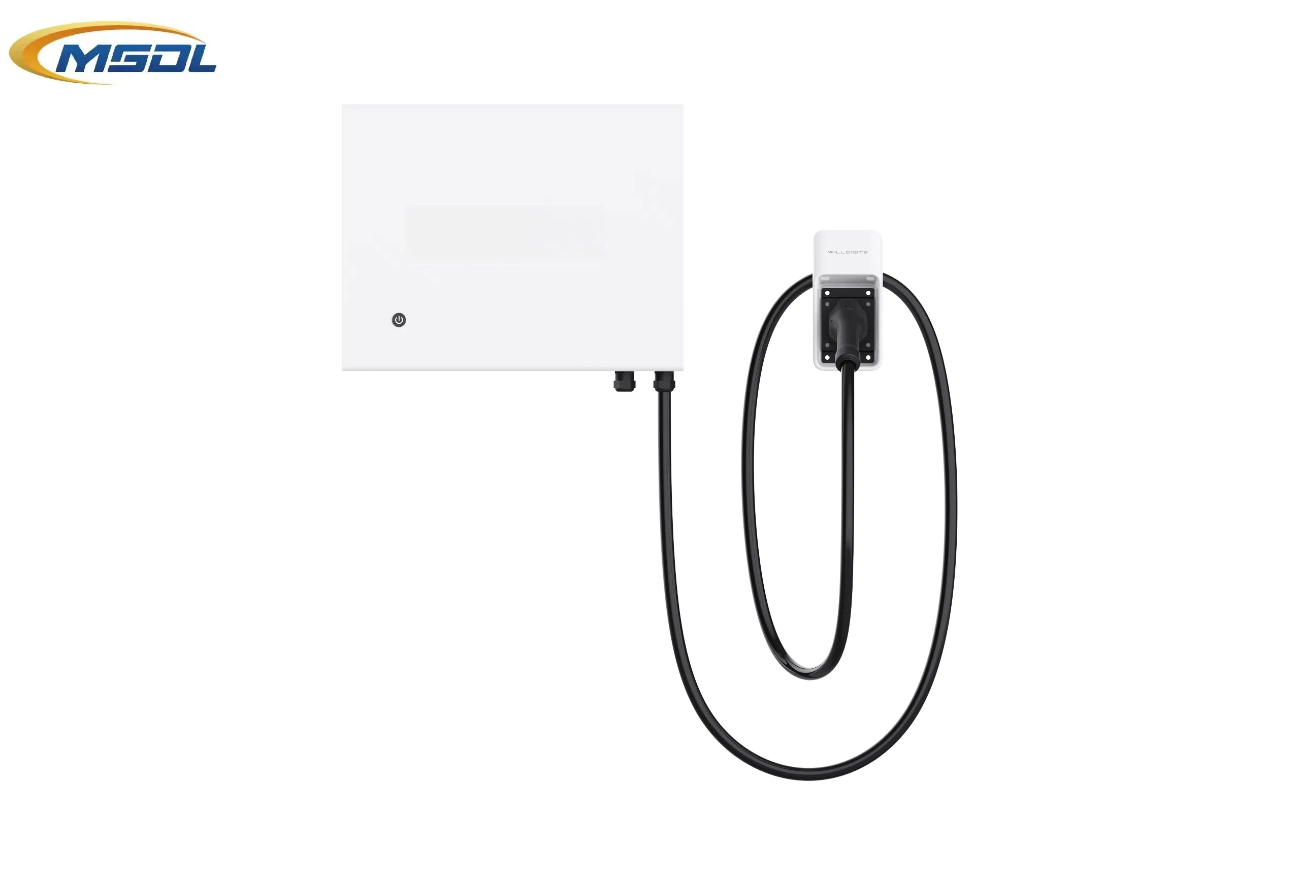 20-40kw DC Charging Station Wall-Mounted Black-White Design &amp; Simplified HMI DC EV Charger