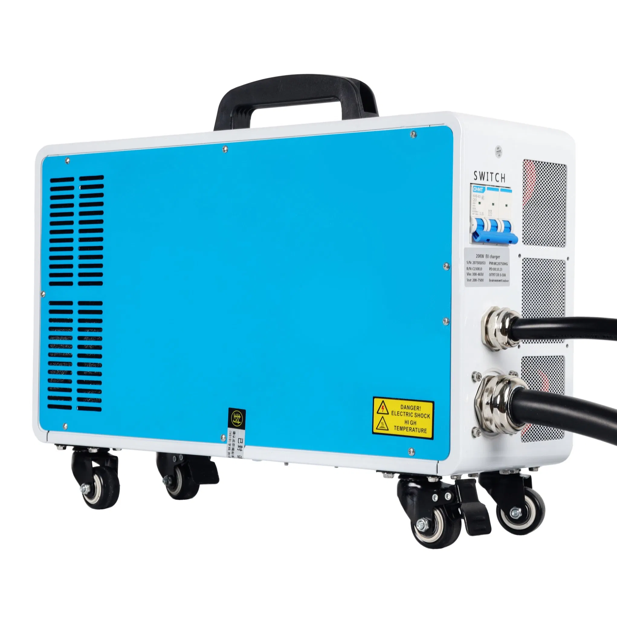 Portable 30kw Household Commercial DC EV Fast Charger Movable Charging Station for Electric Car