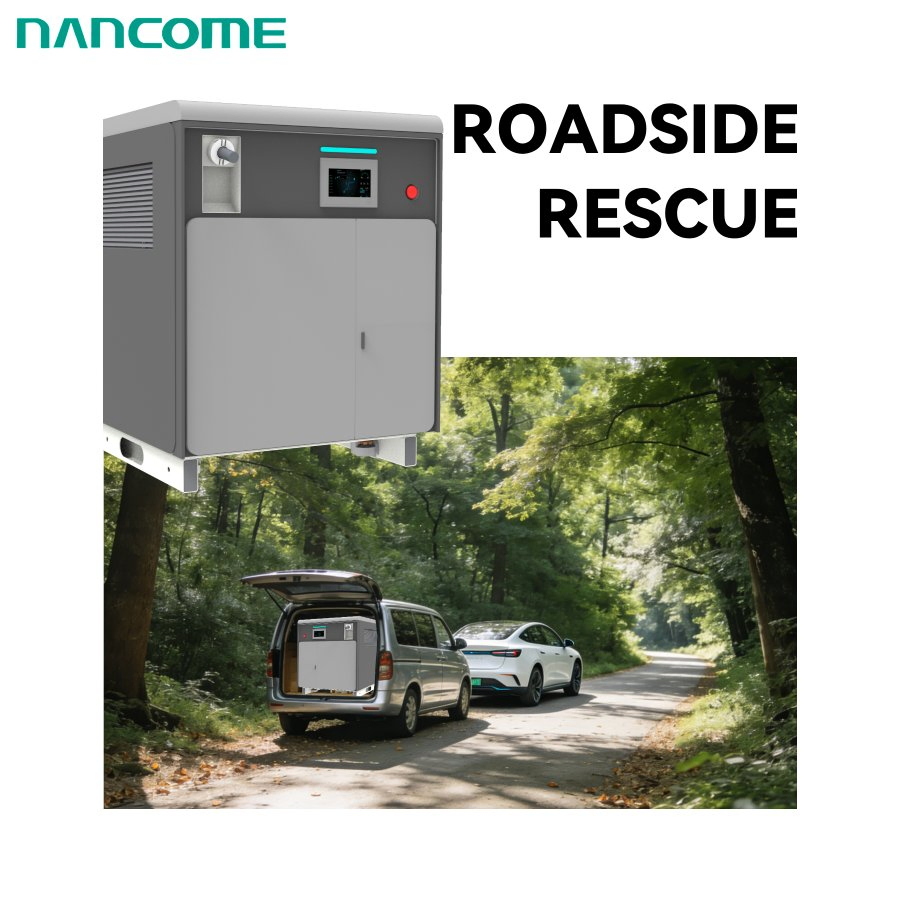 Nancome Battery Integrated Energy Storage EV Charger 100kwh for Emergency Rescue Electric