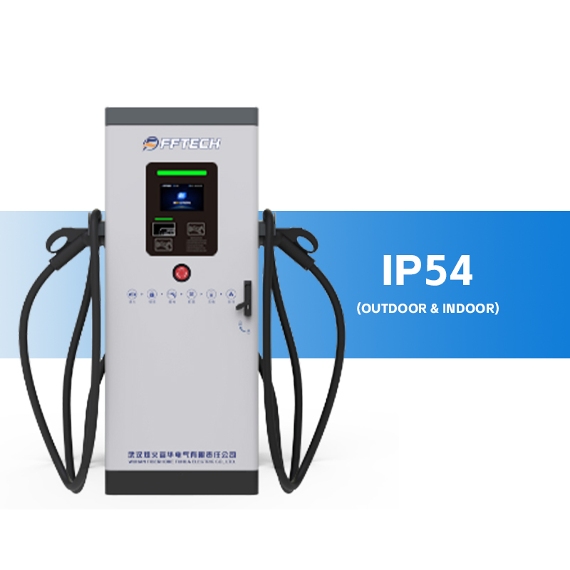 Advanced High-Efficiency EV Charging Station with Dual Connector Support