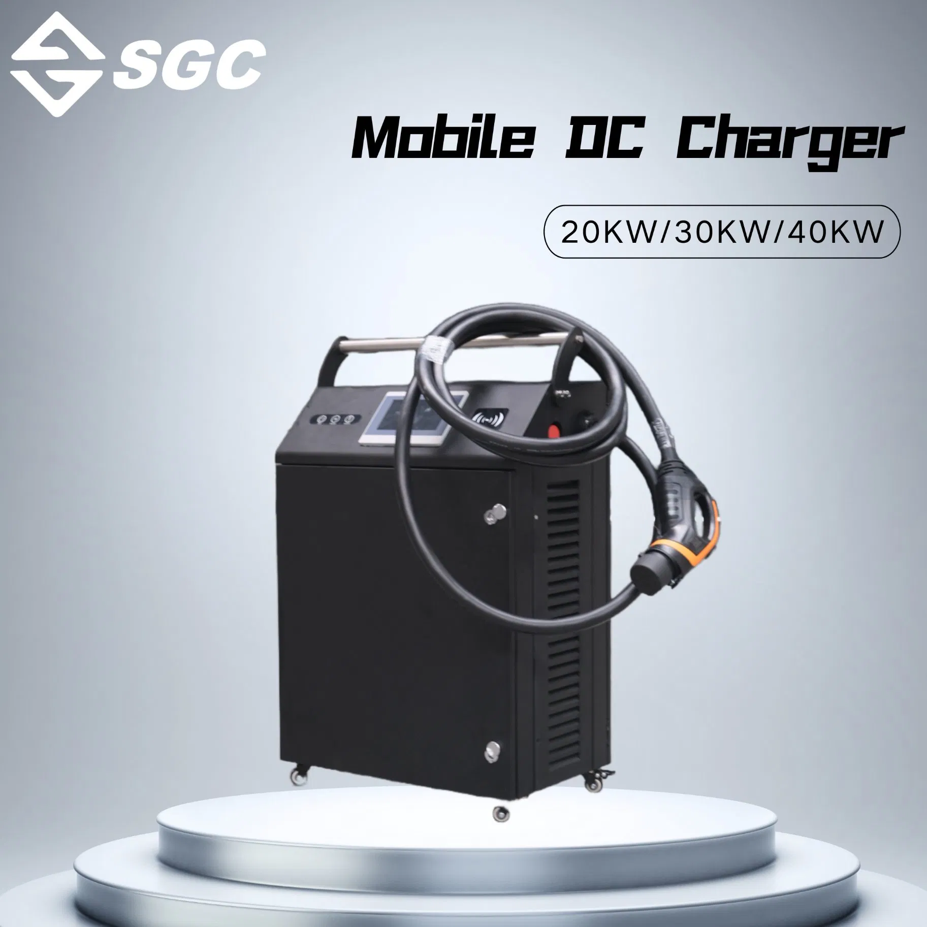Factory IP55 30kw Fast DC Portable Mobile EV Car Charger Charging Station