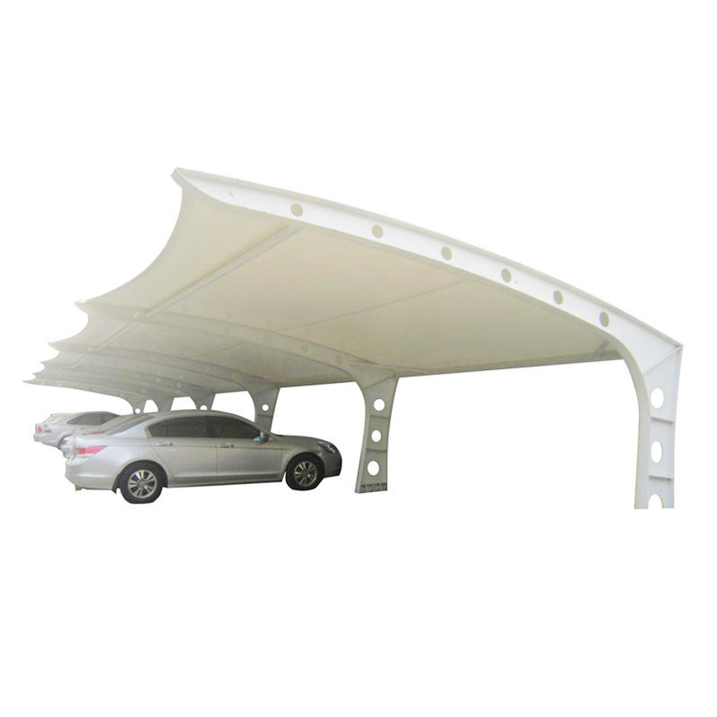 Integrated Solar Carport EV Charging Station Compatibility High-Strength Aluminum Alloy Carbon Steel Mounting System