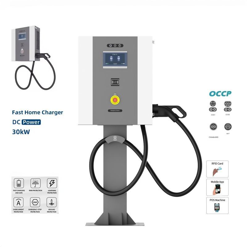 Wholesale DC Charger 20kw 5m Gbt Cable EV Connector Wall-Mounted Charging Stations