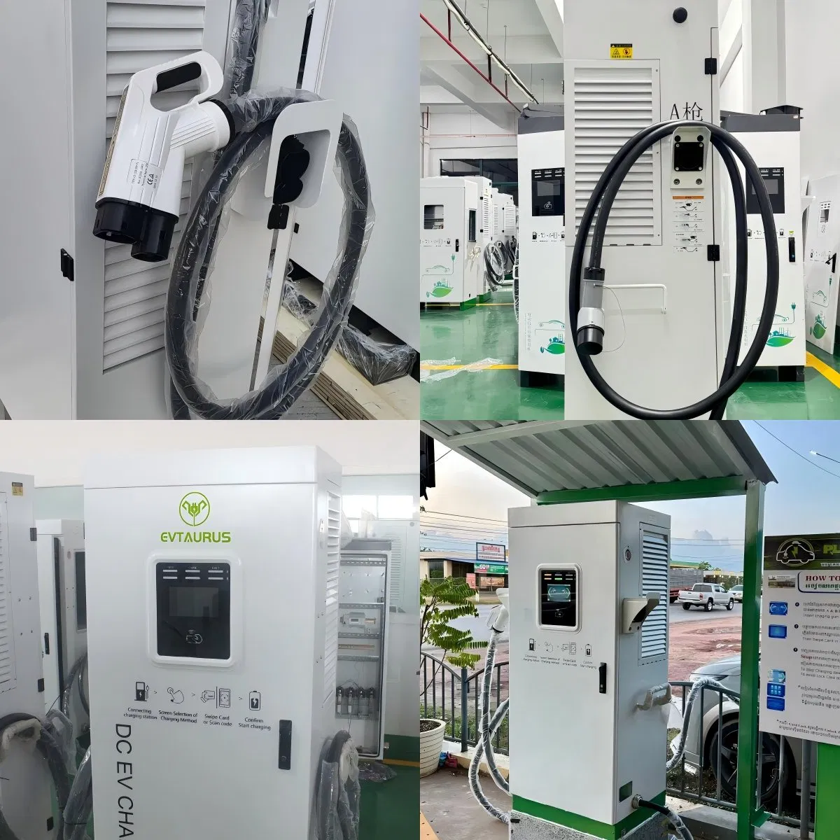 80kw 120kw 160kw Ocpp Dual Gun Commercial Gbt CCS Nacs Floor-Mounted Best Commercial EV Electric Car DC Charging Station