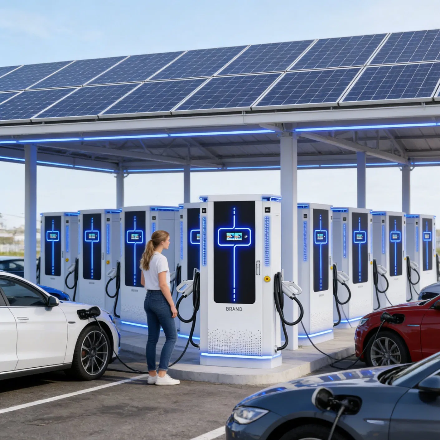 Mobile Van 60kw DC EV Charger Portable 100kw Fast Station Emergency Power Rescue Kit