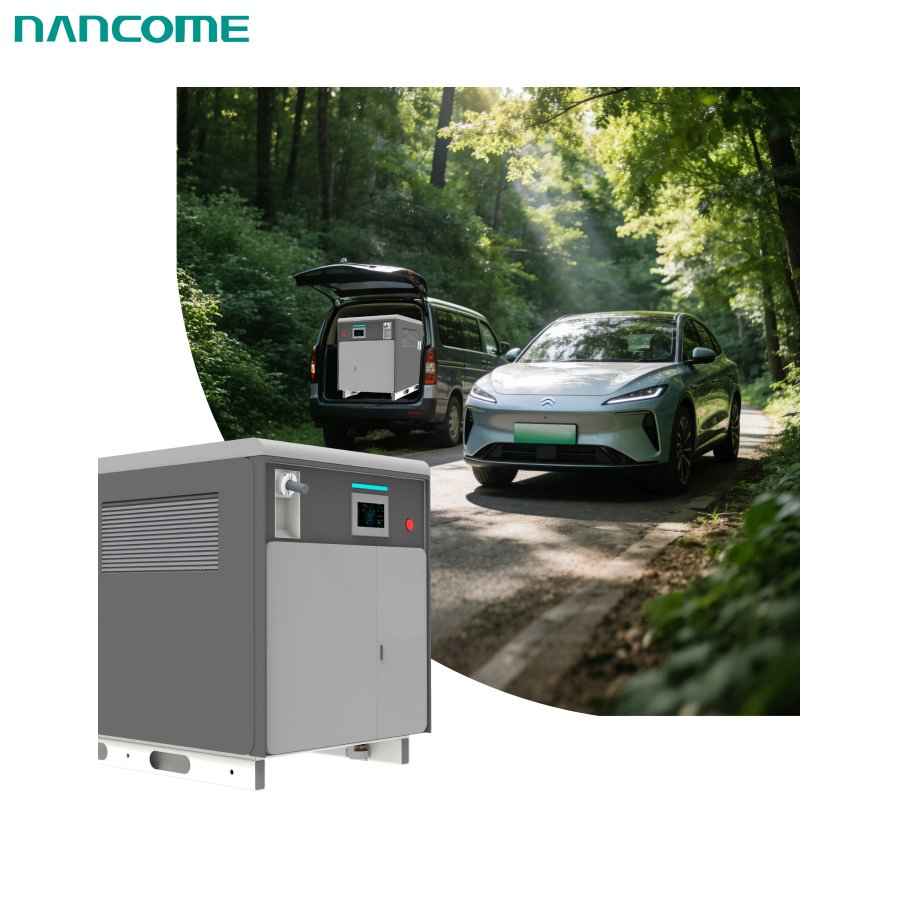 Nancome Battery Integrated Energy Storage EV Charger 75kwh for Construction Site Three