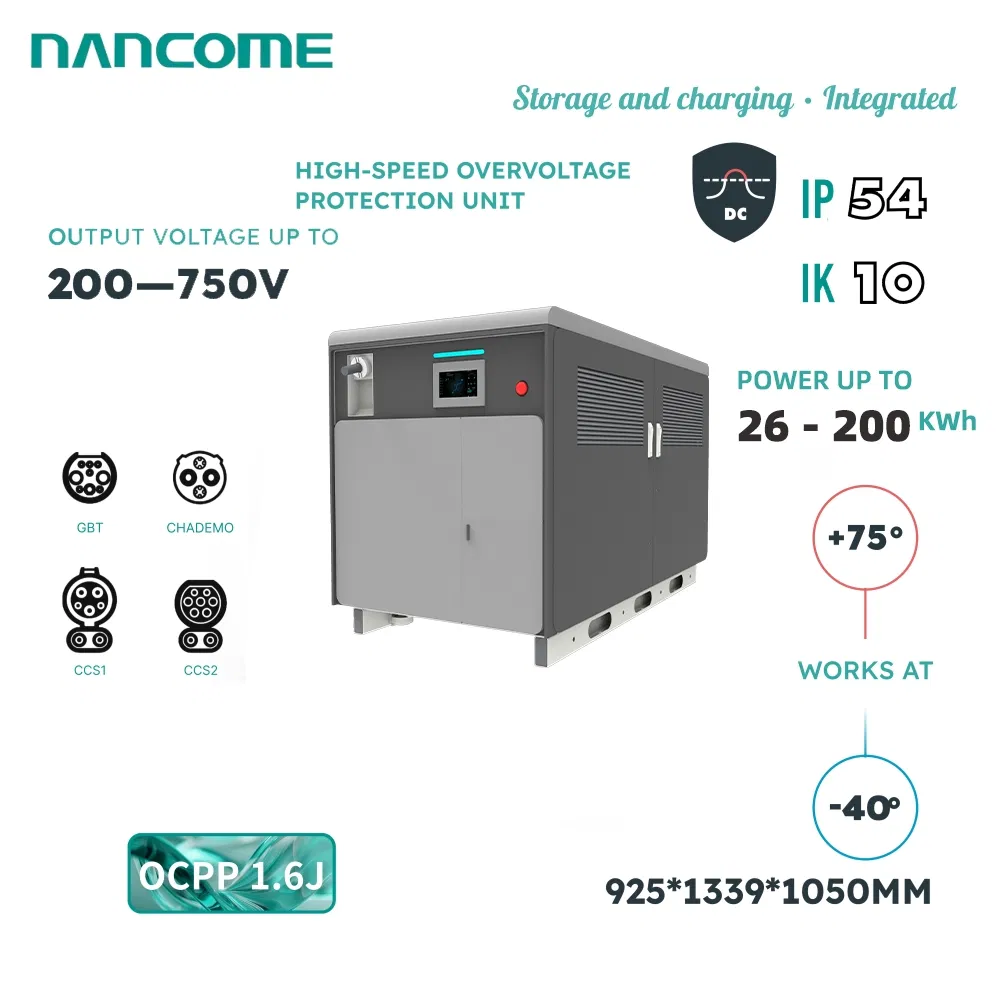 Nancome 26kwh Solar-Powered Mobile Charging Solution for Evs and Remote Area Charging
