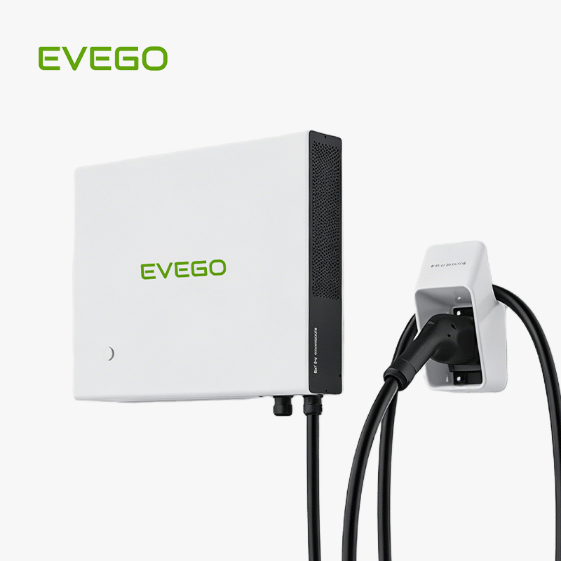 Evego Wallbox Charging Station Evse CCS1 CCS2 Condition DC TUV Certified 20kw 30kw 40kw Wall-Mounted Home Outdoor EV Charger