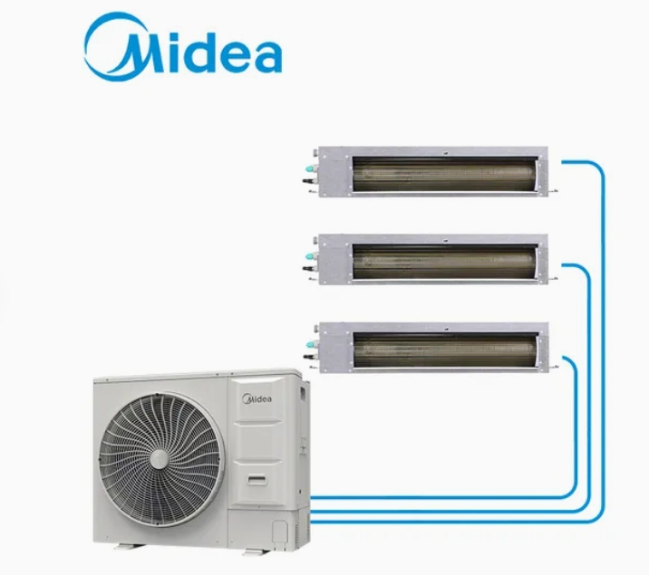 Midea 50Hz Mini Wall Air Conditioner Inverter DC Split Unit Vrf Indoor Unit High Efficient