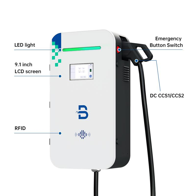 Beny Wallbox Wall-Mounted Fast Electric Car EV Charger Commercial DC Charging Station 20kw 30kw 40kw EV Charger Pile
