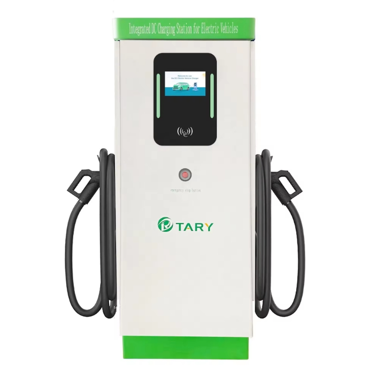 120kw DC Fast Charger Dual Gun CCS1 CCS2 Gbt Compatible Commercial EV Charging Station Floor-Stand Factory Direct Price Customizable