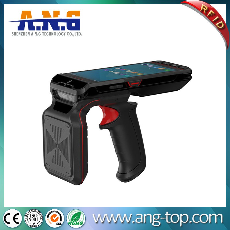 IP65 Rugged PDA 4G Android 10 Handheld UHF RFID Reader Long Range UHF Terminal Qr Scanner for Inventory Asset Management