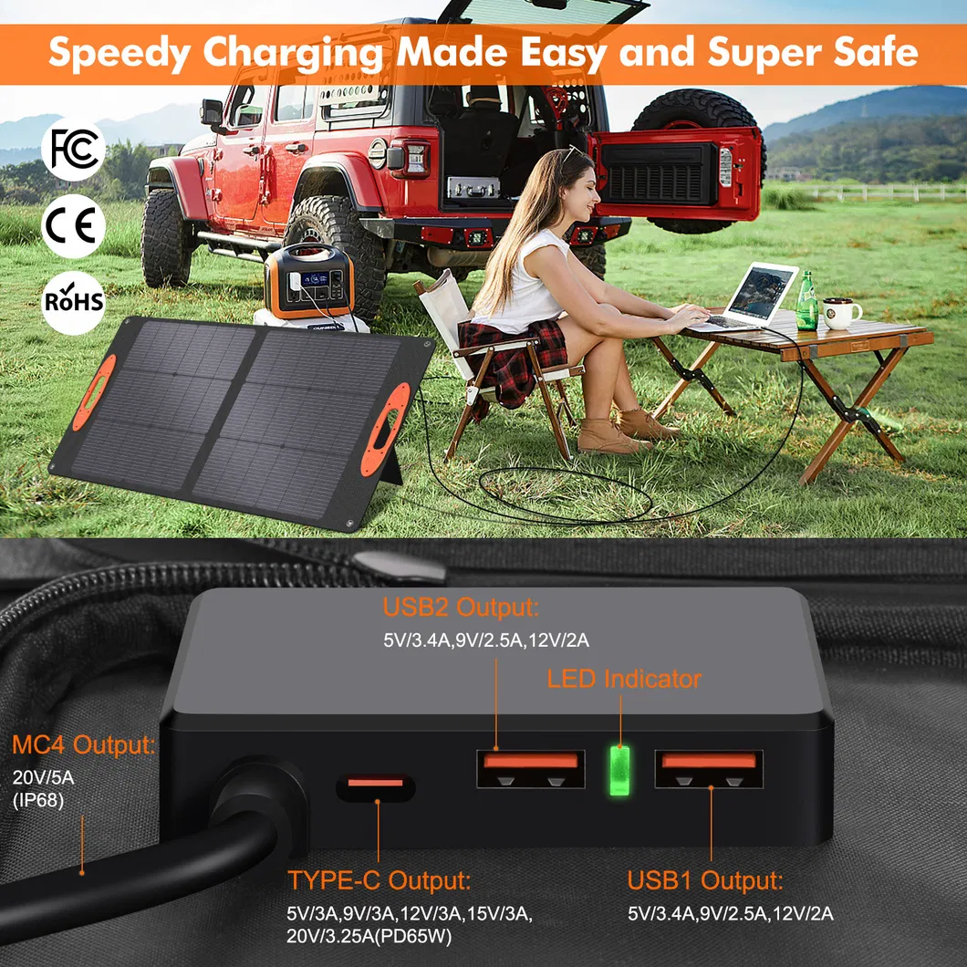 Foldable Solar Charger View 3