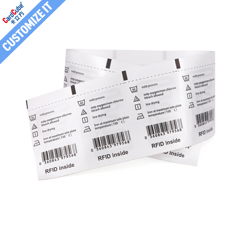 Custom Hang Label UHF RFID Tag for Clothing Inventory Tracking and Retail Management