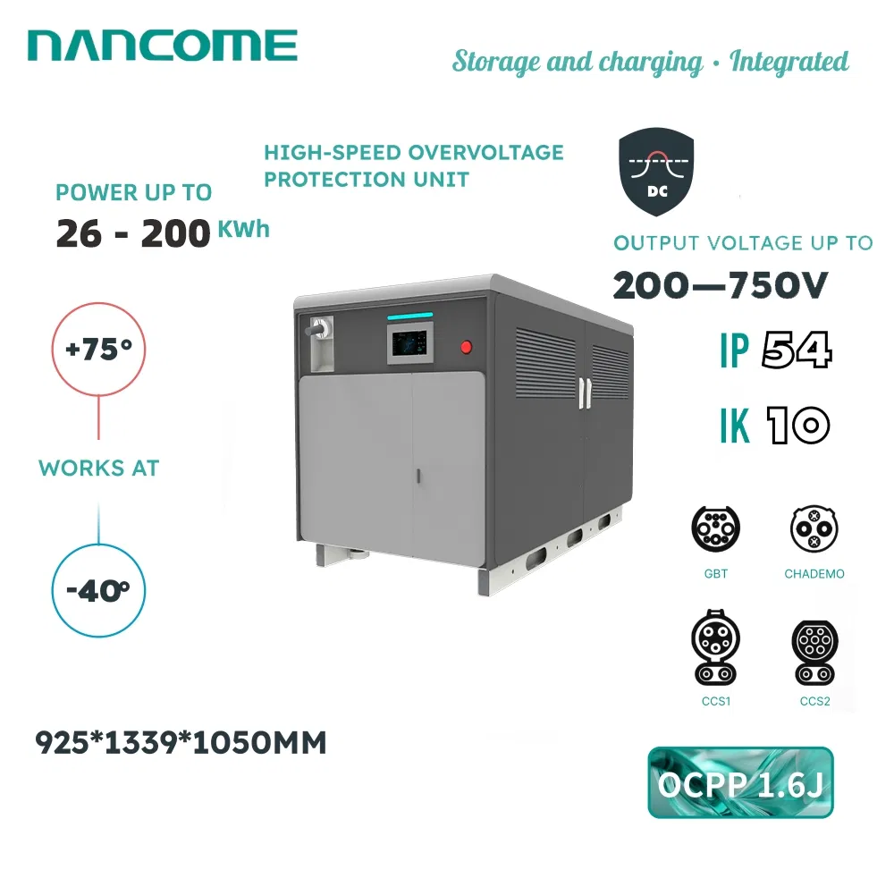 Nancome 75kwh EV Charging Solution for Fleet Electrification and Commercial Needs
