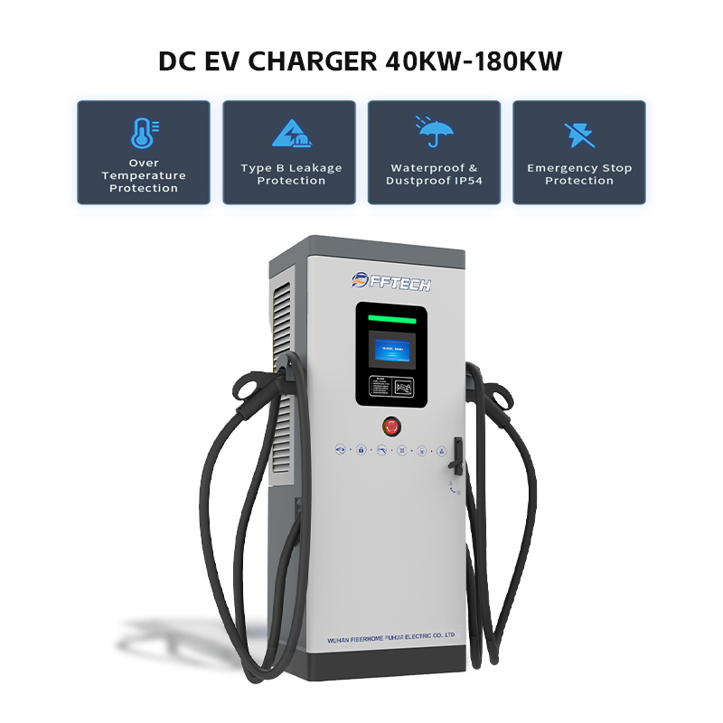 Advanced High-Efficiency EV Charging Station with Dual Connector Support