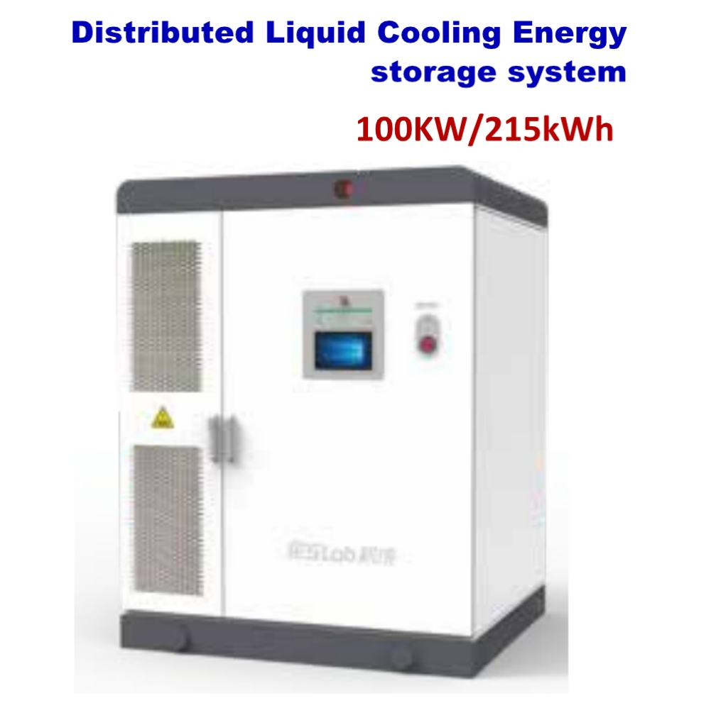 OEM 100kw Distributed Liquid Cooling Energy Storage Power Supply System with CE TUV Certificates
