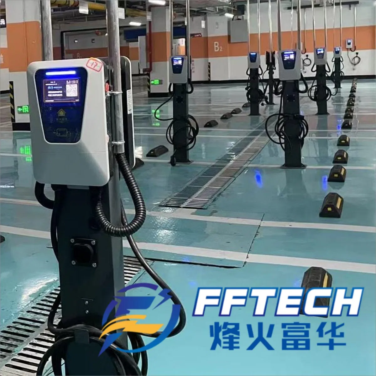 Smart Electric Vehicle Charging Station with IEC61851 Compliance