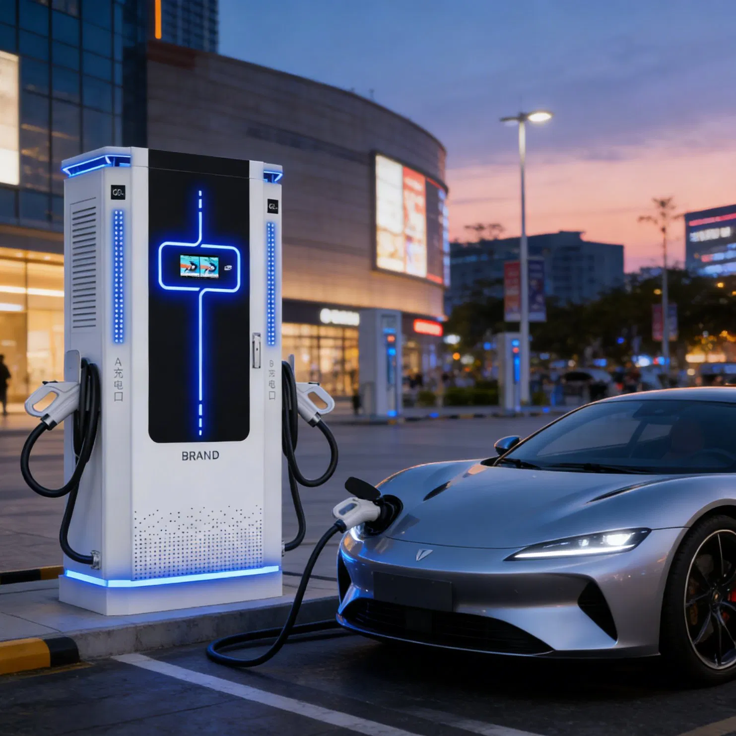 Ocpp Electric Car Charger and Electric Vehicle Charging Station